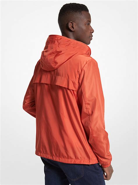 michael kors windbreaker men's|Logo Tape Woven Windbreaker Jacket .